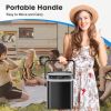 Small Portable Home Use Ice Maker,Black - as Pic