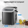 Small Portable Home Use Ice Maker,Black - as Pic