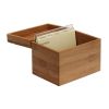 Oceanstar Bamboo Recipe Box with Divider - RB1408