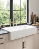 White Farmhouse Sink Deep Apron Sink Undermount Farmhouse Kitchen Sink Single Farm Sink - as Pic