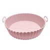 1/2pcs Air Fryer Silicone Pot; Reusable Air Fryer Liners; Silicone Air Fryer Basket; Food Safe Air Fryer Accessories - 1PCS Crimson