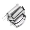 1pc Handheld Stainless Steel Batter Separator; Cupcake Batter Funnel; Batter Stirrer - Silvery